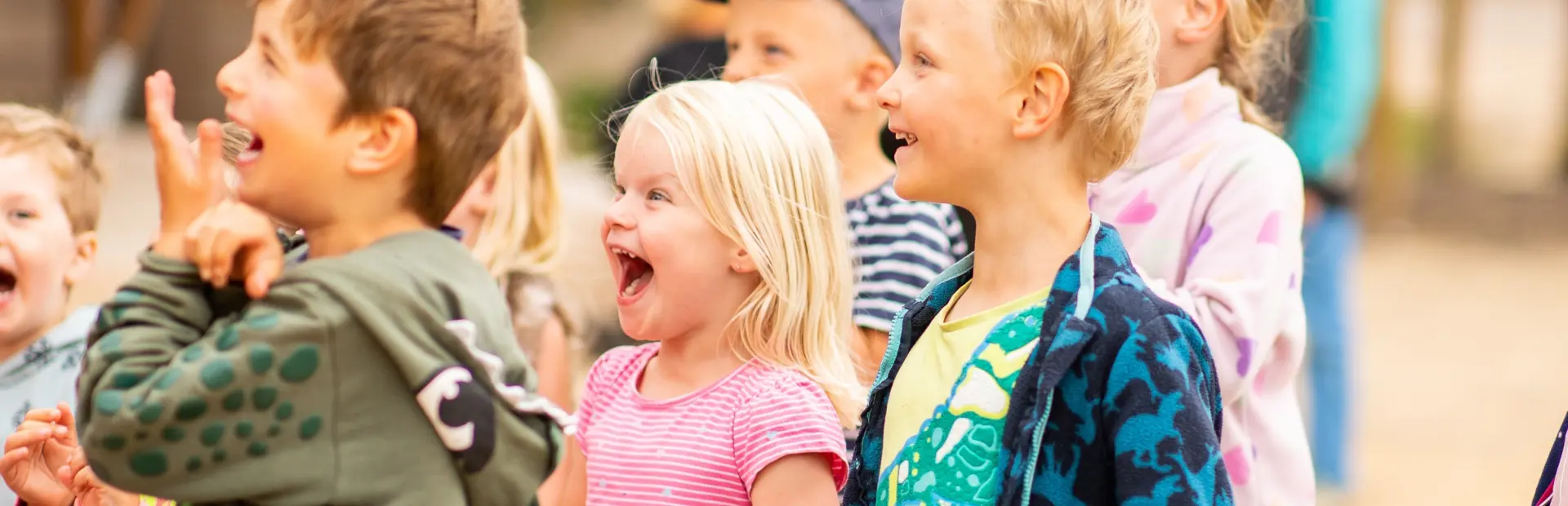 Pinkie en duimpie theater camping